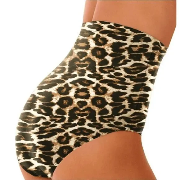 Jusfitsu High Waisted Bikini Bottom for Women Tummy Control Swimsuits NWT Size M - Picture 1 of 9